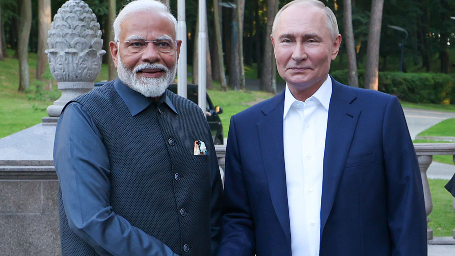 PM Modi Hugs Putin During Russia Visit, Tea Meet at His Home, Golf Cart Ride