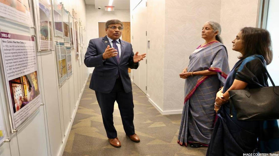 Nirmala Sitharaman Visits National Science Foundation: Washington