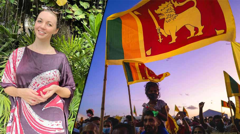 British Woman Instagrammer Asked to Leave Sri Lanka for Backing Protesters