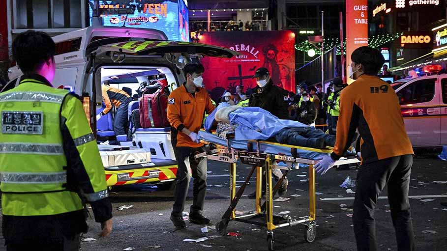 South Korea Cops Blame "Misjudgement" for 2022 Deadly Halloween Stampede