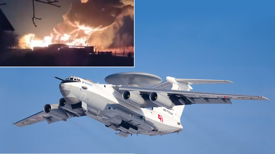 Ukraine Military Successfully Destroys Russian Spy Plane