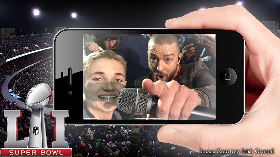 Ryan McKenna’s Selfie With Justin Timberlake Creates A Super Bowl Viral Moment