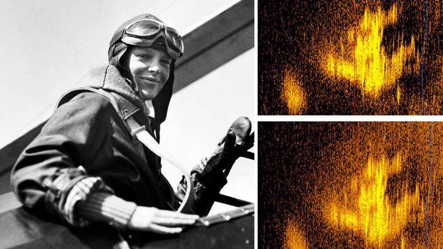 Sonar Image Points to Amelia Earhart's Lost Plane, Missing Since 1937