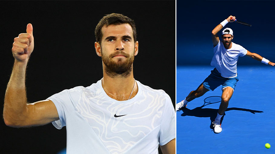 Karen Khachanov into Australian Open Semi-Finals after Sebastian Korda Retires Hurt