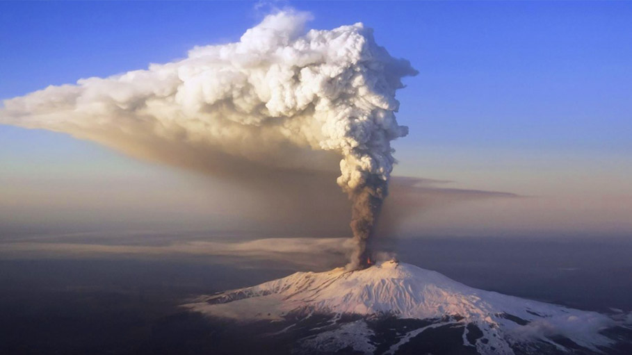 Mount Etna Eruption Spews Ash, Halts Flights