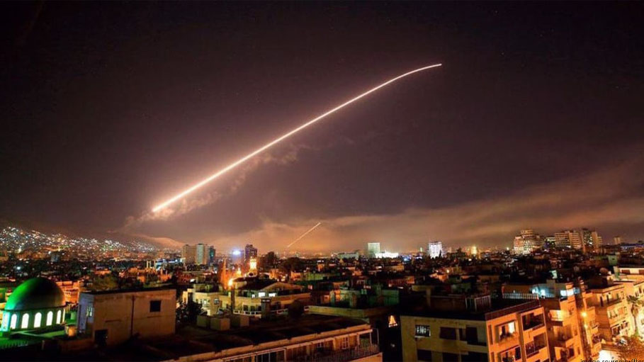 Syria Intercepts Israeli Missiles over Damascus; No Casualties