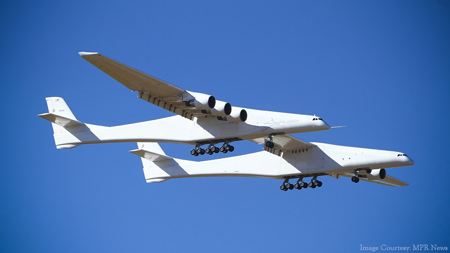 World’s Largest Plane ‘Stratolaunch’ Successfully Takes Flight