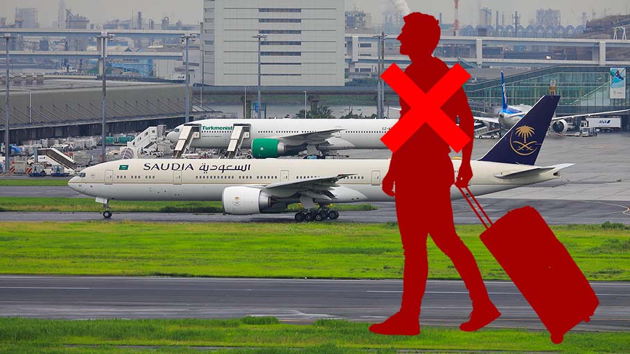 Saudi Arabia to Impose 3-Year Travel Ban for Those Visiting "Red List" Countries
