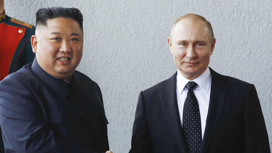 North Korea's Kim Jong Un Backs Putin in Victory Day Message