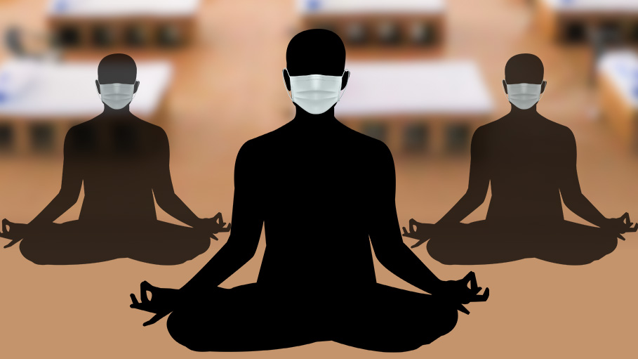 Yoga Session for Patients at Delhi's Biggest COVID Care Centre