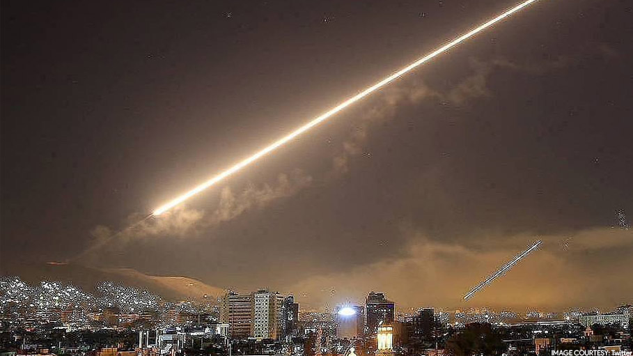 Syria Intercepts Israeli Missile Attack Near Damascus