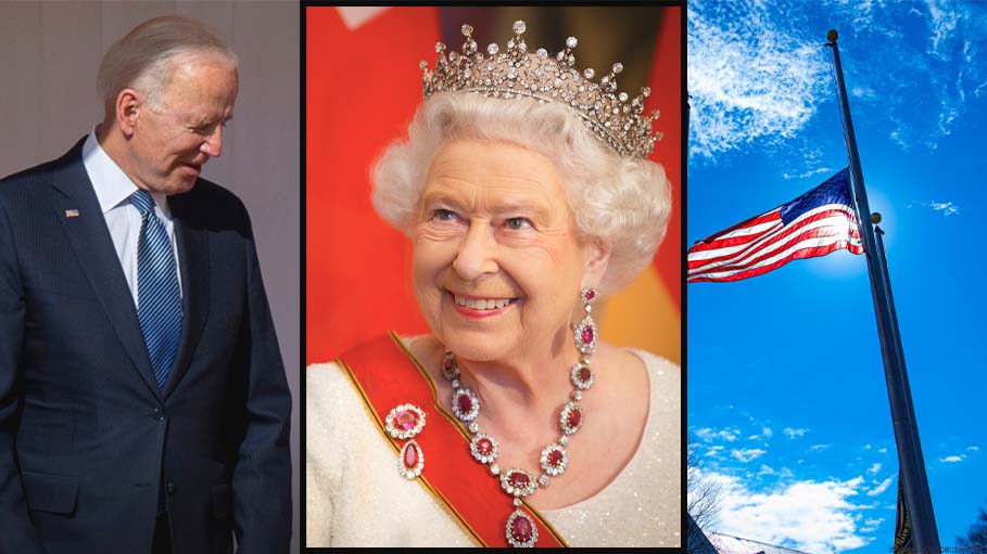 Joe Biden Orders United States Flags to Half Staff in Honour of Queen Elizabeth II