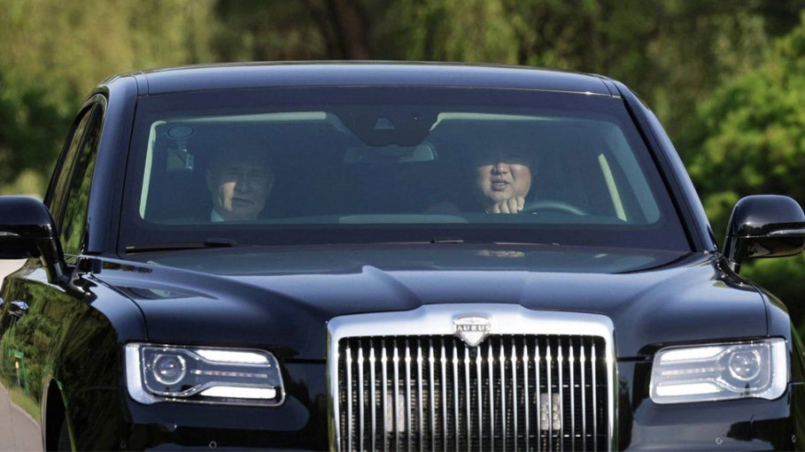 Car That Putin Gifted to Kim Jong Un Uses Parts from South Korea