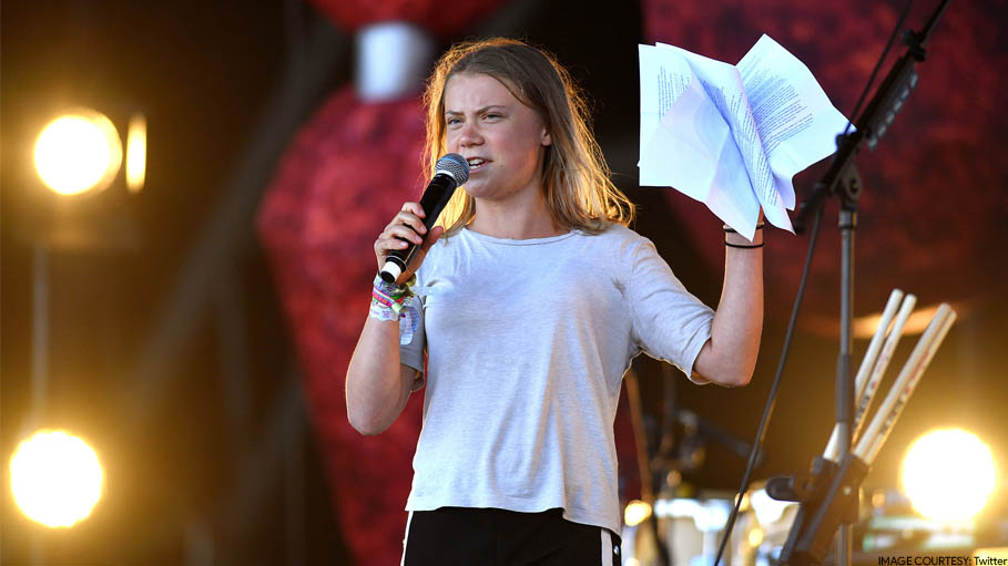 Greta Thunberg Arrives at Glastonbury Festival to Warn Audiences of The Dangers of Climatic Change