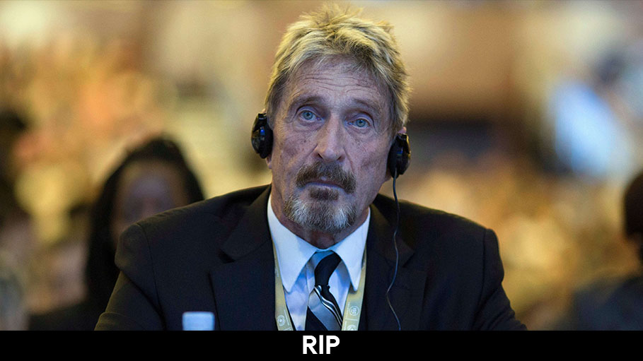 McAfee Founder Found Dead in Prison in Spain