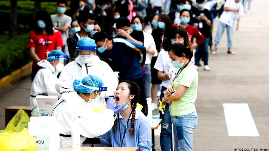 China Mass Testing Shows Local Covid Cases at 6-Month High