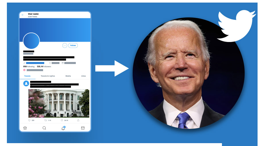 White House Twitter Accounts Will Be Transferred to Biden's Team