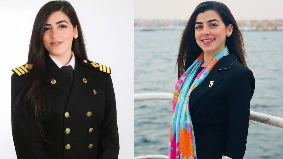 Egypt's First Female Ship Captain Falsely Accused by Trolls of Blocking Suez