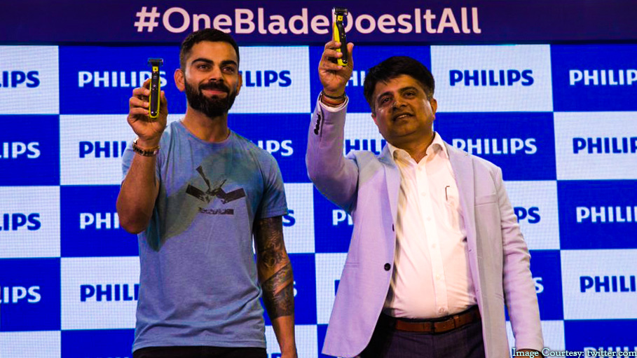 Royal Philips Rolls out Philips OneBlade with Kohli as Brand Ambassador