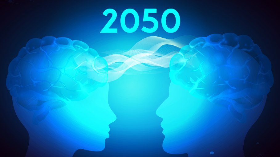 Human Communication through Brains by 2050