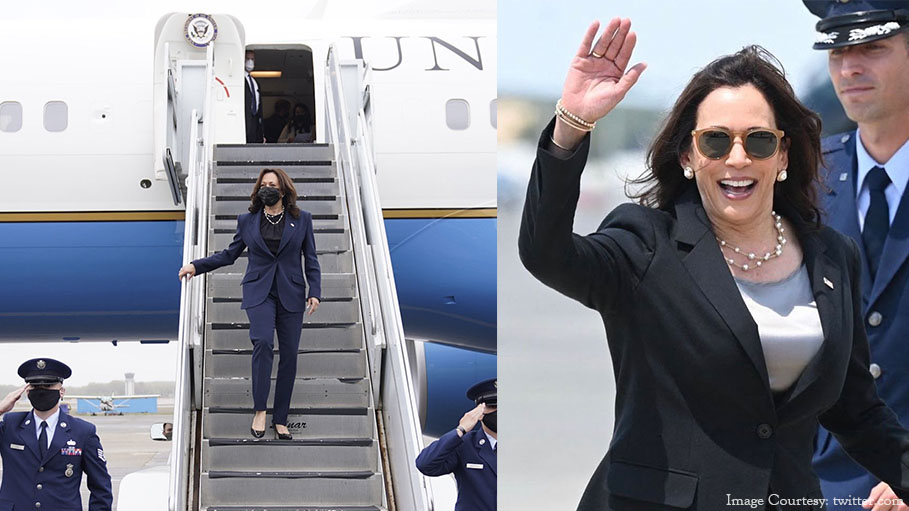 US Vice President Kamala Harris's Flight Forced to Land Soon after Take-Off