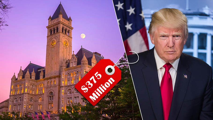 Trump Organization to Sell His Washington Hotel for $375 Million