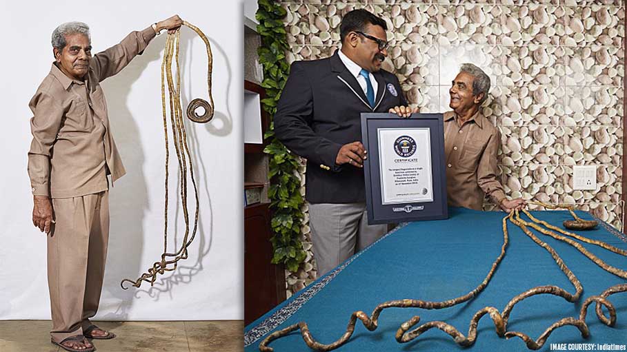 The Longest Nails are Cut after 64 Years