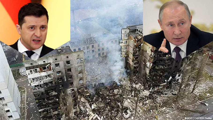 President Volodymyr Accuses Russia of "Attack" on Mariupol Humanitarian Corridor