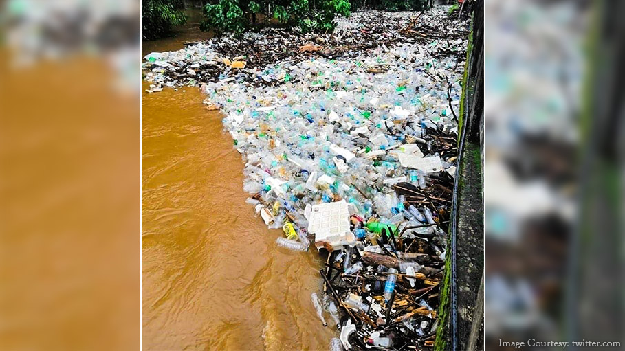 Kerala floods increase death rates revealing Plastic dump