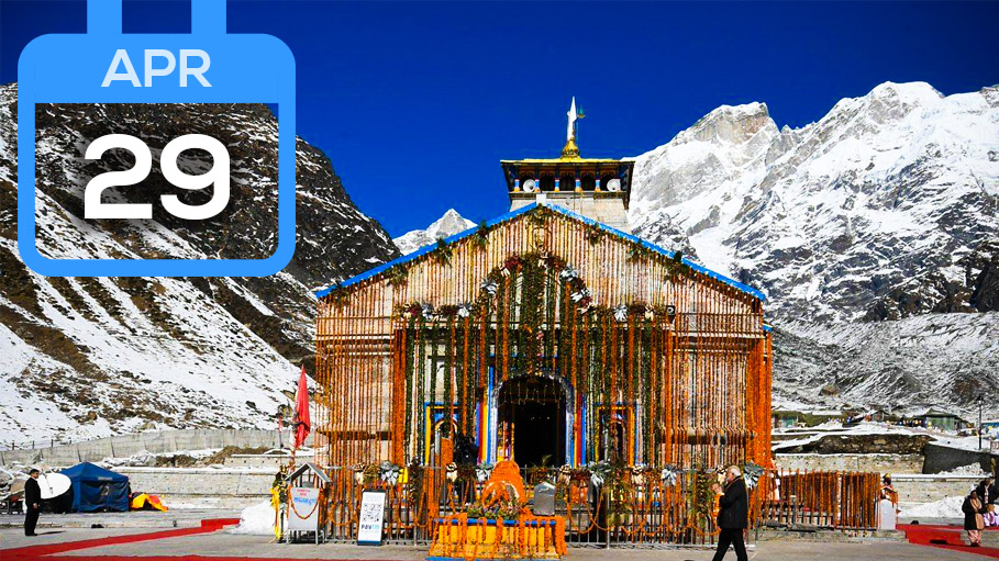 Kedarnath Temple to Reopen for Devotees on April 29