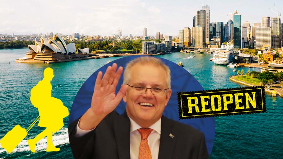 Australia to Reopen Borders to Tourists on Feb 21 after 2 Years