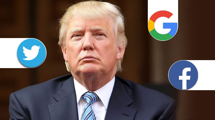 Google, Facebook and Twitter are Politically Biased Alleges Donald Trump