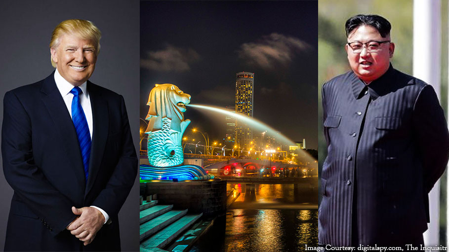 Donald Trump and Kim Summit in Singapore on 12 June