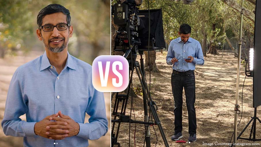 Sundar Pichai’s Post Aptly Describes the ‘Instagram Versus Reality’ Concept