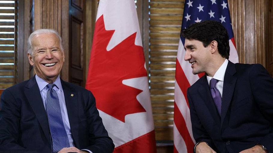Joe Biden Congratulates Justin Trudeau on Canada Election Win