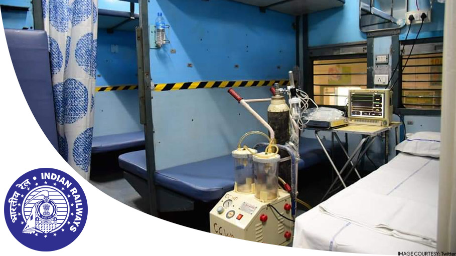 Railways Modifying 680 Coaches to Accommodate 11,000 COVID-19 Patients