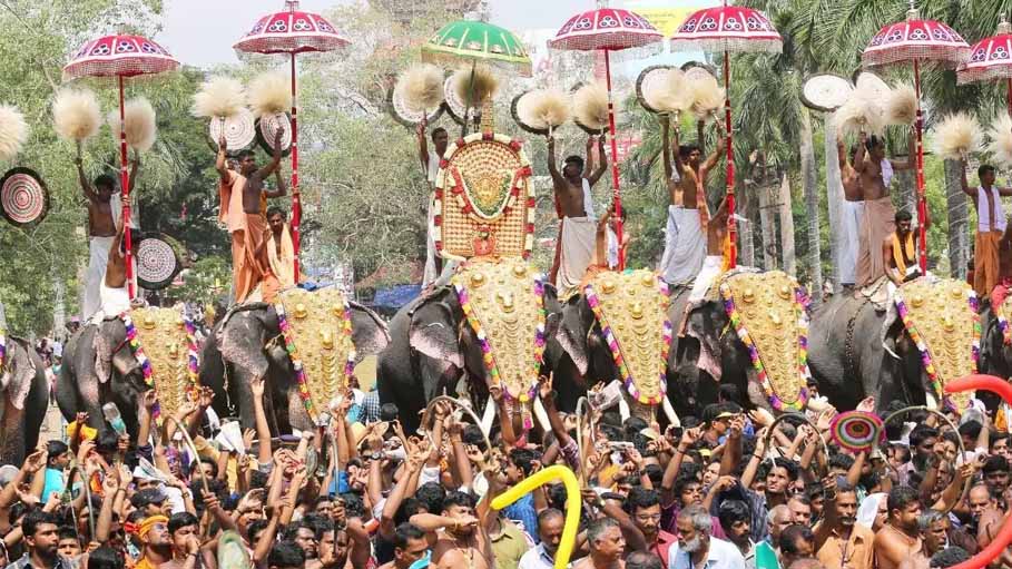 Kerala: Govt for Holding Thrissur Pooram Festival, Health Officer against It