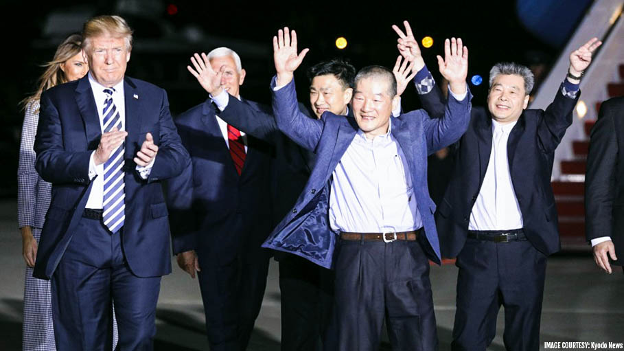 Three US Citizen’s Freed by North Korea, Trump Welcomes the Move