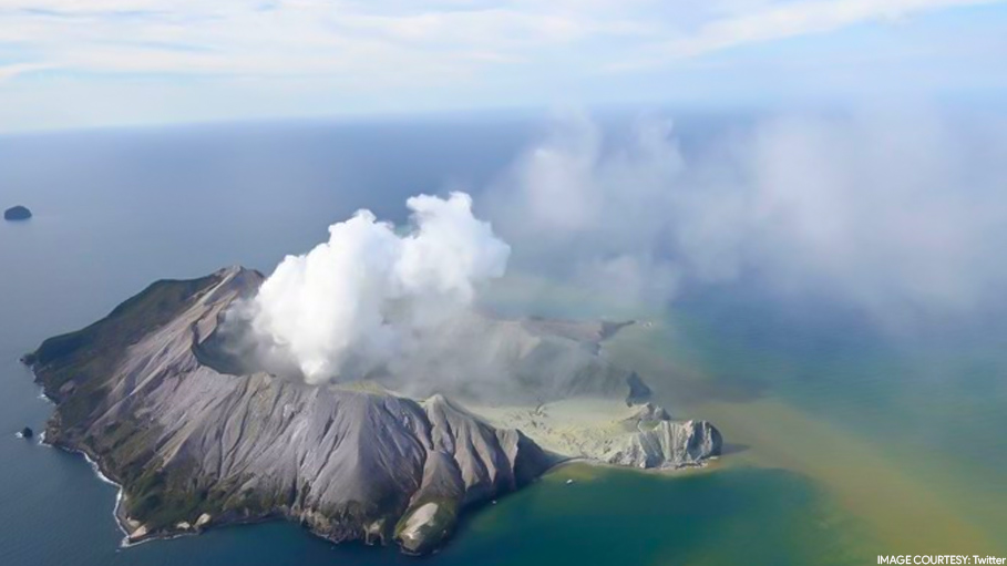A Tourist Favourite Volcano in New Zealand Erupts