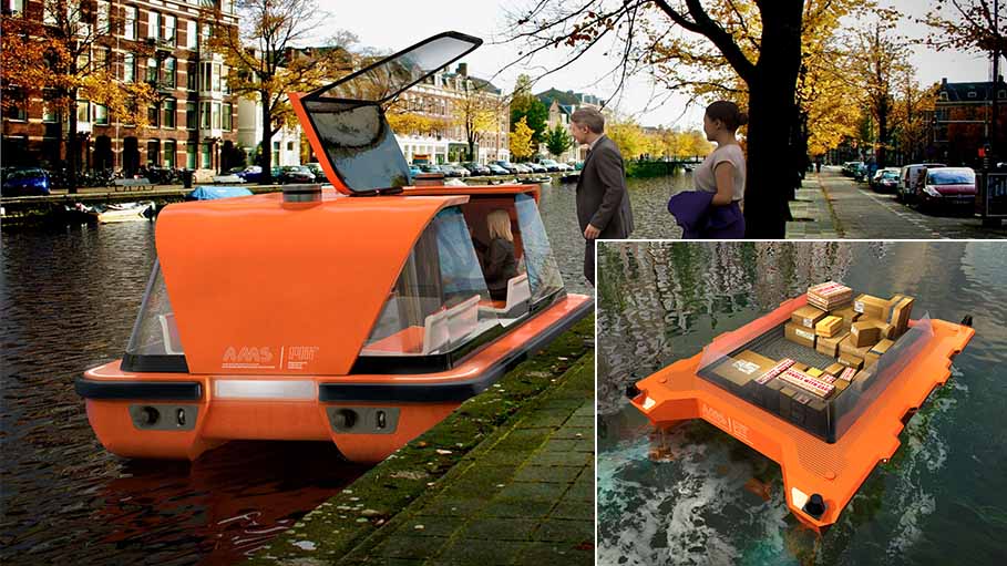 Soon, Visitors Can Enjoy Self-driving "Roboats" in Amsterdam