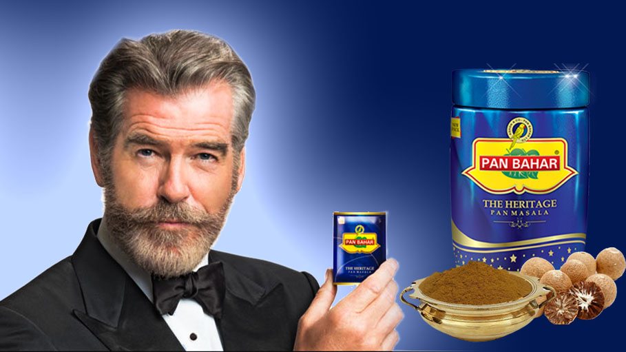 Pierce Brosnan “Cheated” by Indian Mouth Freshner Brand?
