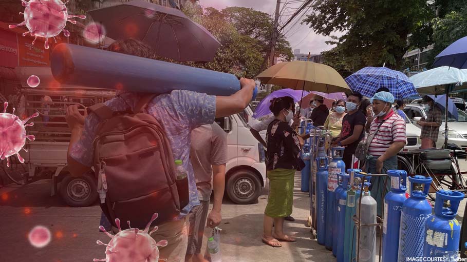 Myanmar: Desperate Search for Oxygen as Latest Covid Wave Hits