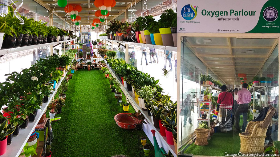 'Oxygen Parlour' at Nashik Railway Station to Provide Clean Air