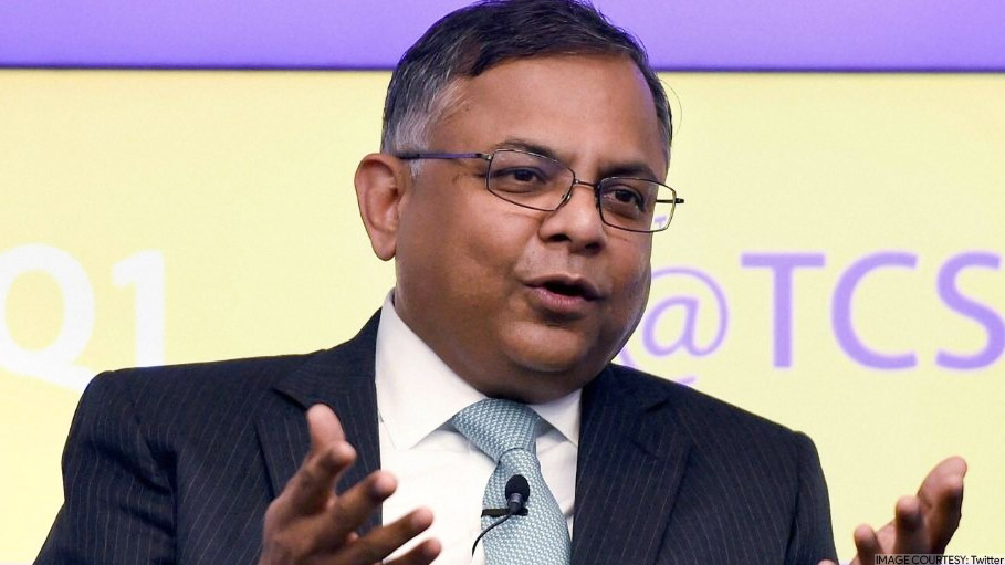 Amid AGR Crisis Tata Sons Chief N Chandrasekaran Meets Telecom Minister