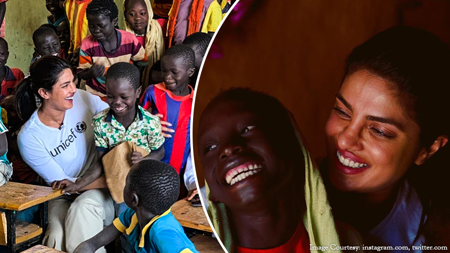 Kids and Women in Ethiopia Impressed by UNICEF Ambassador- Priyanka Chopra