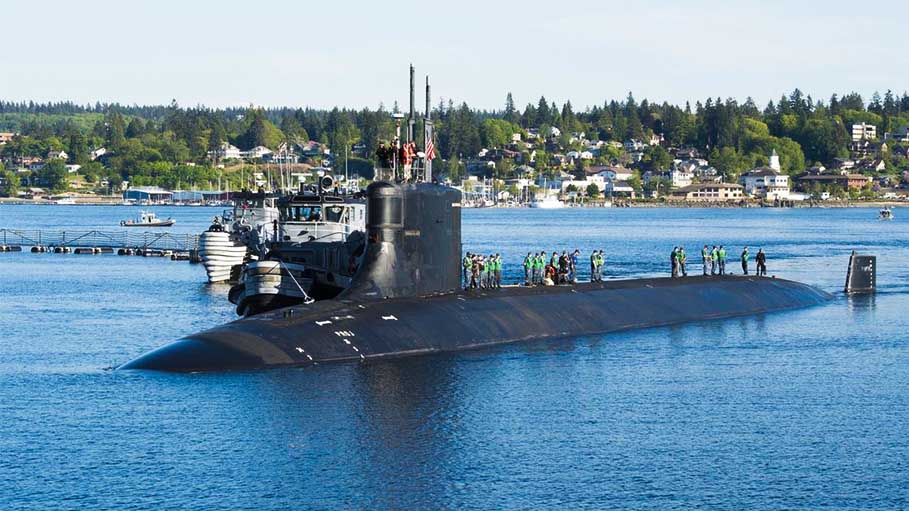 US: Nuclear Submarine Damaged in Collision in Asia Struck Uncharted Seamount