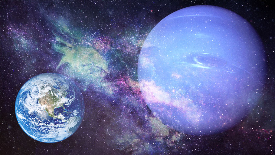 Super Earth Discovered, Larger than Earth but Smaller than Neptune