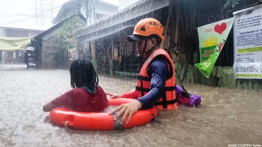 More than 45,000 People Flee Homes as Typhoon Makes Landfall in Philippines