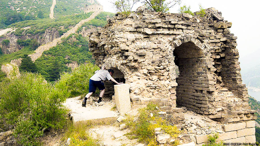 The Great Wall of China is Crumbling