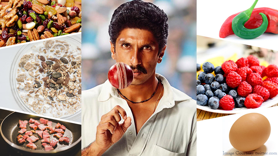 Find out Ranveer Singh's Diet for His Upcoming Movie ‘83’